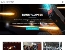 Tablet Screenshot of bunnycopter.com